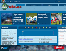 Tablet Screenshot of moldfootball.com